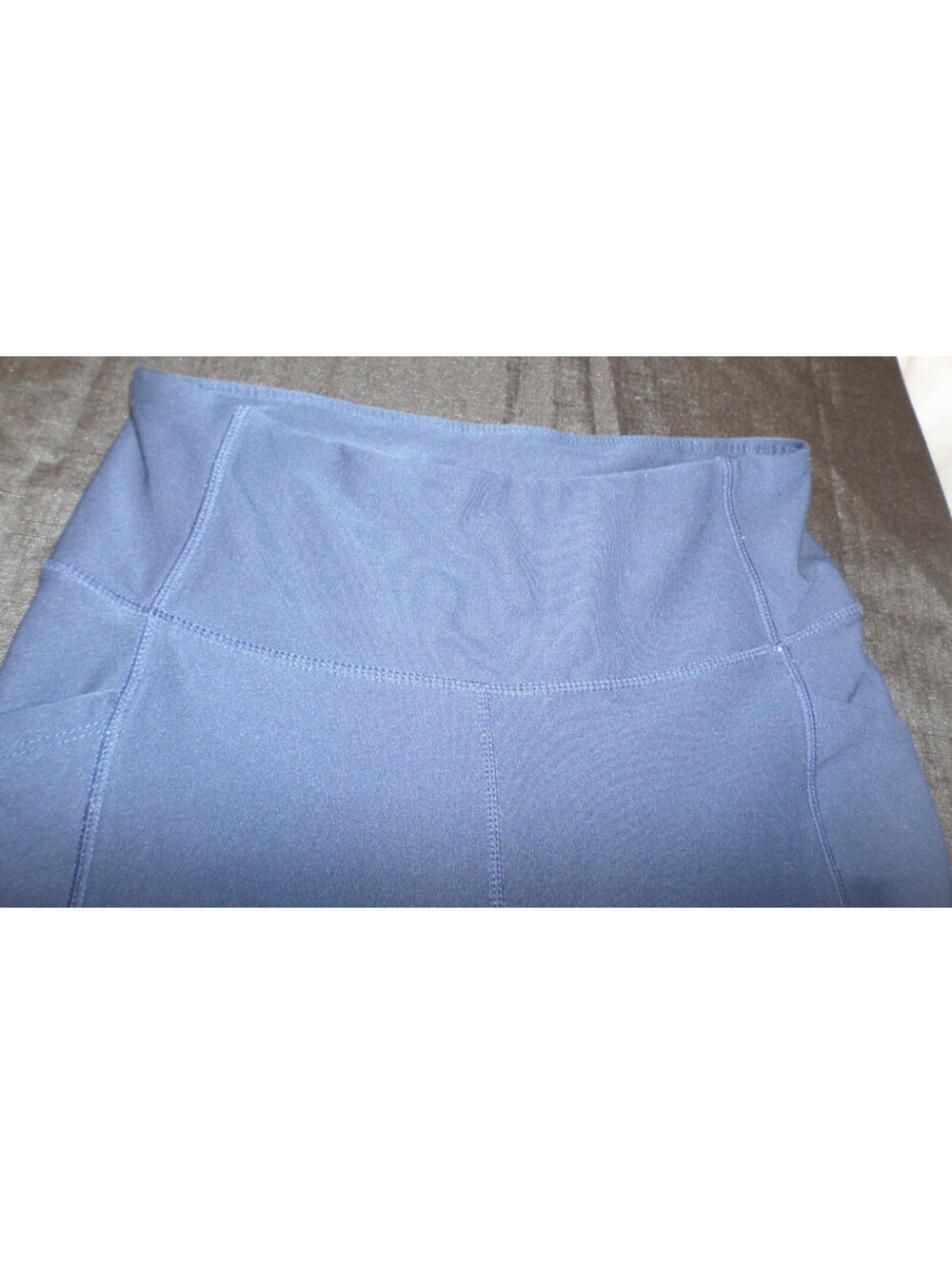 EUC DESIGNER MONDETTA PERFORMANCE LUXURY POLY BLEND BLUE LEGGINGS WOMEN'S SMALL - Picture 2 of 16